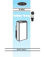 Carrier Holiday Young 51AKE 065 Owner'S Manual preview