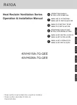 Preview for 2 page of Carrier HRV 40VH015-026A-7G-QEE Installation And Owner'S Manual