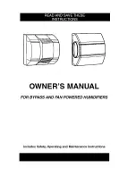 Carrier HUMCCSBP2218 Owner'S Manual preview
