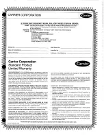 Preview for 7 page of Carrier HUMIDIFIER 49BF Operating Manual