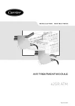 Preview for 1 page of Carrier Idrofan 42GR ATM Installation Instructions Manual