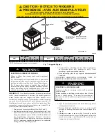 Предварительный просмотр 9 страницы Carrier INFINITIR 15 SEER 48XT-A Installation Instructions Manual