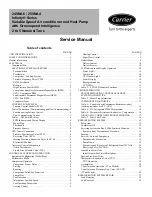 Preview for 1 page of Carrier Infinity 24VNA6 Service Manual