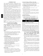 Preview for 4 page of Carrier Infinity 59TN6A Installation, Start-Up, Operating And Service And Maintenance Instructions