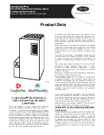 Preview for 1 page of Carrier Infinity 96 58UVB Product Data