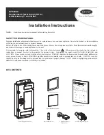 Preview for 1 page of Carrier INFINITY KIT63000 Installation Instructions
