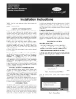 Carrier Infinity SYSTXCCRWF01 Installation Instructions Manual preview