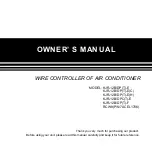 Carrier KJR-12B/DP-E Owner'S Manual preview