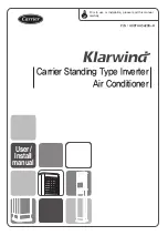 Preview for 1 page of Carrier Klarwind User/Install Manual