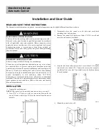 Preview for 1 page of Carrier KVACN0101AC Installation And User Manual