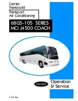 Carrier MCI J4500 COACH Operation & Service Manual preview