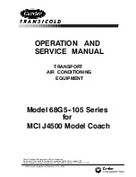 Preview for 2 page of Carrier MCI J4500 COACH Operation & Service Manual