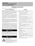 Preview for 1 page of Carrier N4A4 Installation Instructions Manual