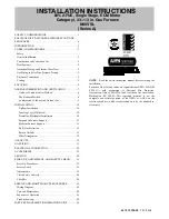 Preview for 1 page of Carrier N80VSL Instruction Manual