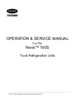 Предварительный просмотр 3 страницы Carrier NEOS 100S Operation & Service Manual