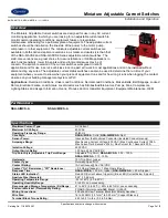 Preview for 1 page of Carrier NSA-A/MCS-A Manual