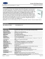 Carrier NSA-ASENSE-R-LCD Installation And Operation Manual preview