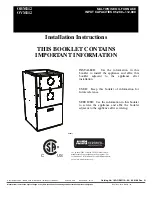 Preview for 1 page of Carrier OBM112 Series Installation Instructions Manual