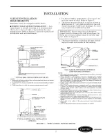 Предварительный просмотр 5 страницы Carrier operating and maintanance Installation, Operating And Maintenance Instructions