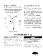 Preview for 13 page of Carrier operating and maintanance Installation, Operating And Maintenance Instructions