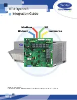 Carrier OPN-RTUM2 Integration Manual preview