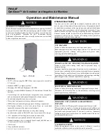 Preview for 1 page of Carrier OptiClean FN1AAF Operation And Maintenance Manual