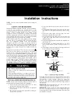 Preview for 1 page of Carrier PA17NA Installation Instructions Manual