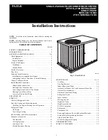 Preview for 1 page of Carrier PA3Z-B Installation Instructions Manual