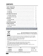 Preview for 2 page of Carrier PC-09HPPD PD Portable Instruction Manual