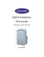 Carrier PC-09HPPD PD Portable Service Manual предпросмотр