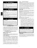 Preview for 2 page of Carrier Performance 50VL-A Installation Instructions Manual