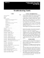 Preview for 1 page of Carrier PG9UAA Troubleshooting Manual