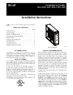 Preview for 1 page of Carrier PGAPAXX1620 Installation Instructions Manual