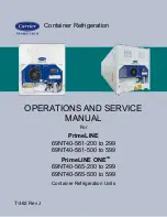 Preview for 1 page of Carrier PrimeLINE 69NT40-561-200 Operation And Service Manual