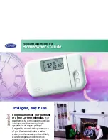 Carrier PROGRAMMABLE THERMOSTAT Homeowner'S Manual preview