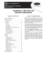 Preview for 1 page of Carrier R-410A Installation And Service Instructions Manual