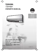 Carrier RAS-09EACV Series Owner'S Manual preview