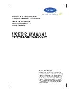 Carrier ROOM AIR CONDITIONER User Manual предпросмотр