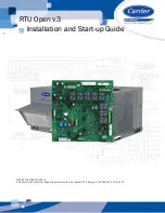 Carrier RTU Open v3 Installation And Startup Manual предпросмотр