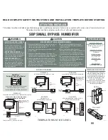 Carrier SBP SMALL BYPASS HUMIDIFIER Manual preview