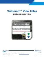 Preview for 1 page of Carrier SENSITECH VizComm View Ultra Instructions For Use