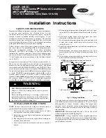 Carrier Single-Stage Comfort 24ACB Installation Instructions Manual preview