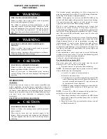 Preview for 43 page of Carrier start-up and Installation And Operating Instructions Manual