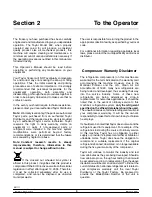 Preview for 8 page of Carrier Taylor 632 Operating Instructions Manual