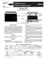 Предварительный просмотр 1 страницы Carrier TEMPO 341 Service Manual