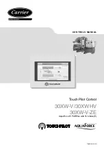 Preview for 1 page of Carrier Touch Pilot 30XW-V Manual