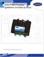 Carrier TruVu MPC Installation And Startup Manual preview