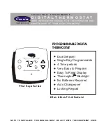 Preview for 1 page of Carrier TSTATCCPB101 User Manual