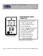 Carrier TSTATCCPF701 User'S Information Manual предпросмотр