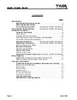 Preview for 2 page of Carrier TYLER Advantage NLBN Installation & Service Manual